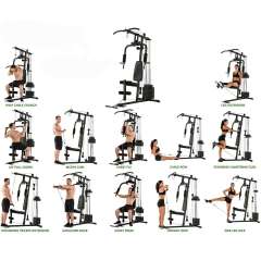 Gimnasio en casa  - Multi home G2 - ACERO - 75 KG PLACAS METAL