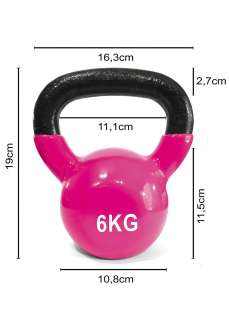 Pesa Rusa Kettlebell De Vinil