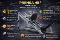 PRENSA 45° FIT 50