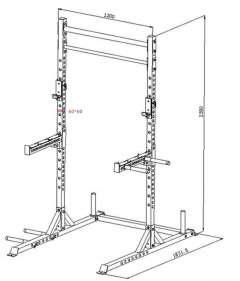 Rack para sentadillas  Cod 3C