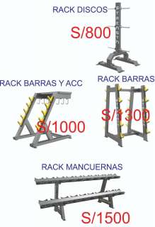 Racks de mancuernas