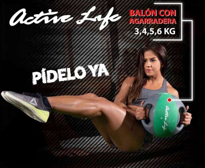 Balon Medicinal con Doble Agarre  6 KG