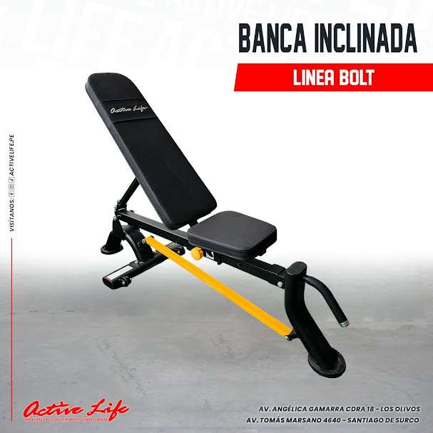 Banco RECLINABLE COMERCIAL BOLT 34X