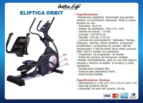 ELIPTICA ORBIT 7000