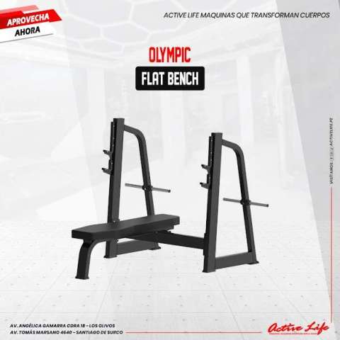 Press de banca plano OLIMPIVO COMPACTO
