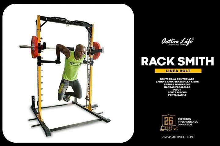 MÁQUINA SMITH  - SENTADILLAS - RACK - BOLT 3