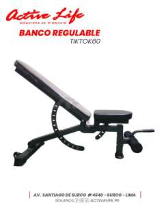 BANCA REGULABLE TIKTOK60