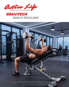 Banco ajustable GRAVITECK Line 108