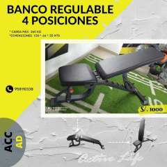 Banco Ajustable -Plano - Inclinado - Declinado