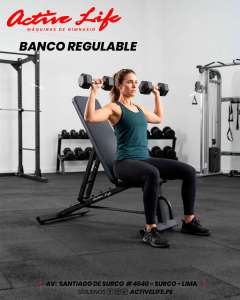 BANCO REGULABLE FLE