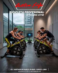 BICICLETA SPINNIN PROFESIONAL - CYCLING GYM