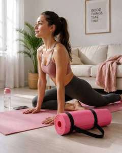 Colchoneta Tapete Mat de mm para Yoga y Pilates