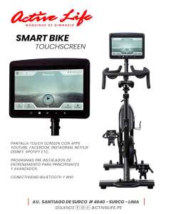SMART BIKE TOUCHSCREEN