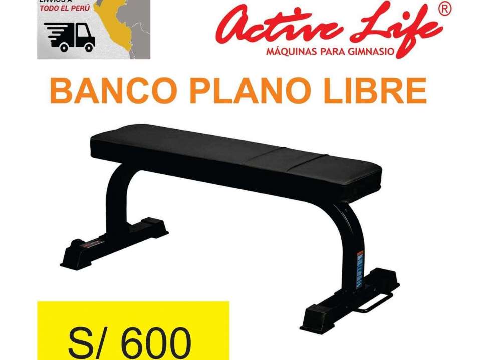 BANCO PLANO  Industrias Fitness LC