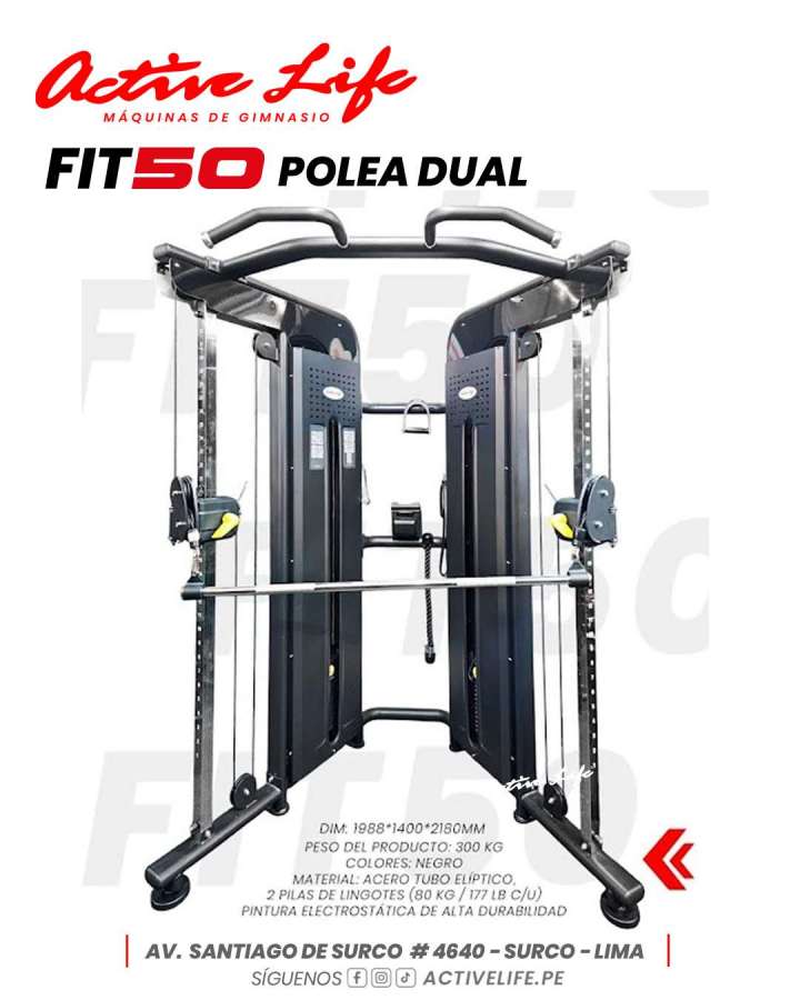 POLEA DUAL CROSSOVER - FIT50