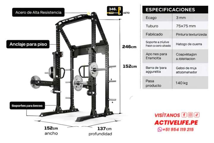 JAULA DE POTENCIA  POWERLIF