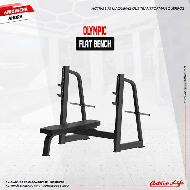 Press de banca plano OLIMPIVO COMPACTO