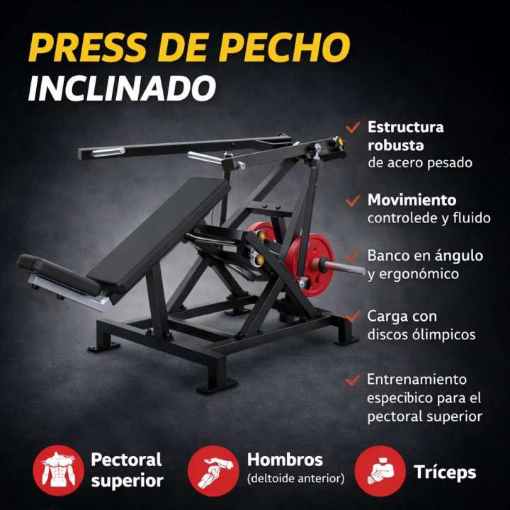 Press de pecho inclinado