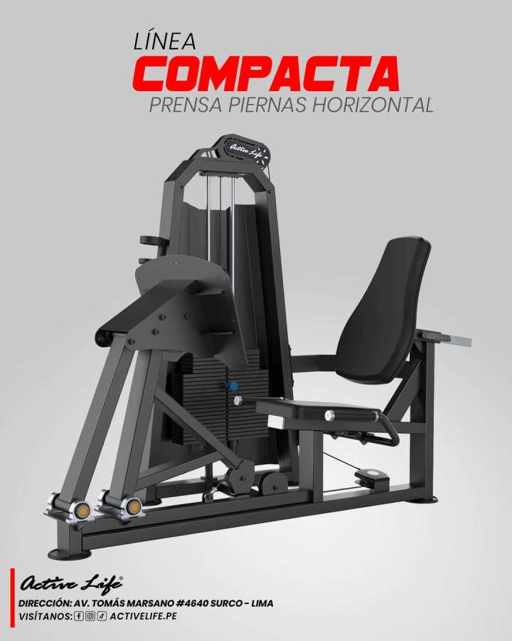 PRESS DE PIERNA HORIZONTAL COMPACTA